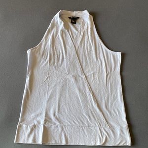 Moda International women’s cotton drop v tank top, size small